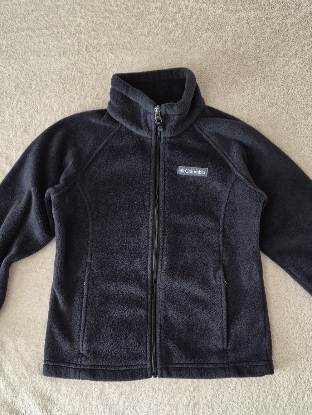 Columbia Kids Black Full-Zip Fleece Jacket